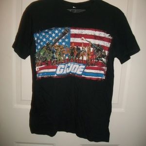 G.I. Joe black multi-color t shirt size S